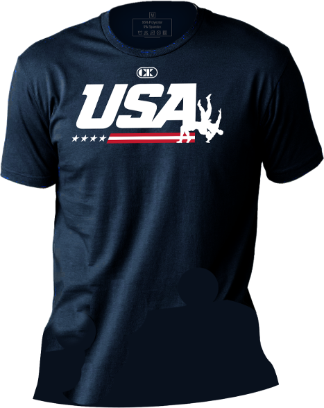 Cliff Keen USA Suplay Lifestyle Wrestling Tee Shirt